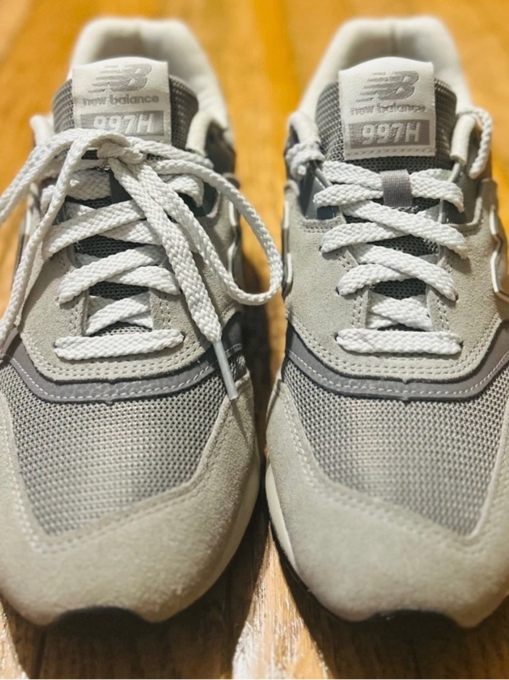 New Balance Men's 997H Sneakers in Light Grey and Dark Grey
